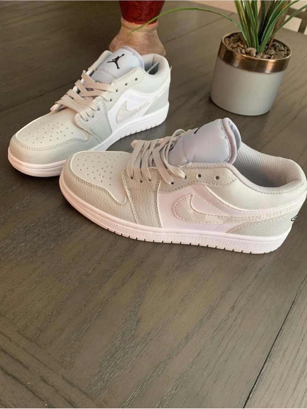 Jordan Low-Top Sneakers White Gray